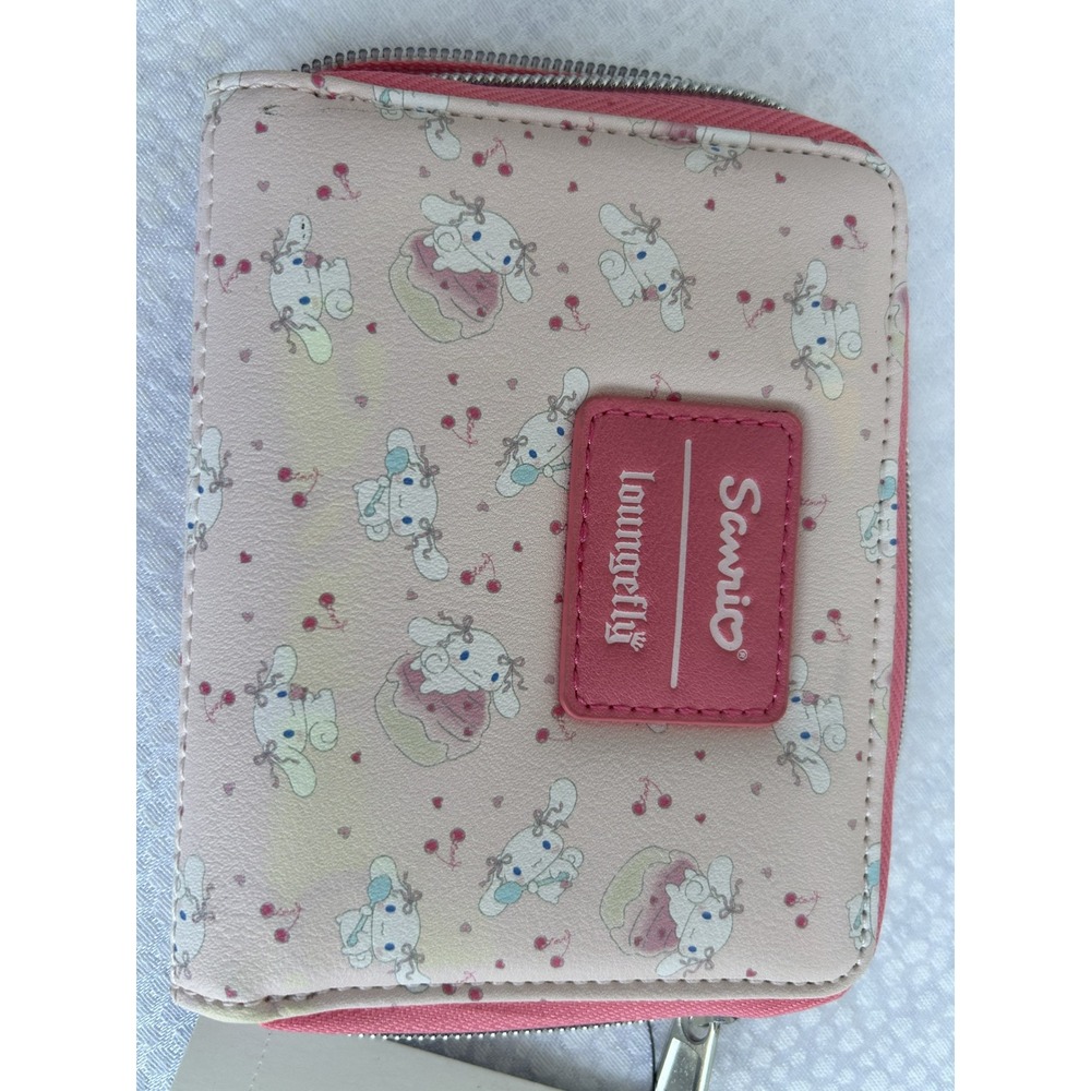 Loungefly Sanrio Cinnamoroll Pink Sundae Mini Zip Wallet New NWT